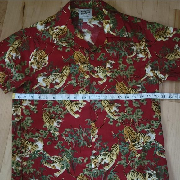 Tiger pattern short sleeve shirt - Picture 3 of 4